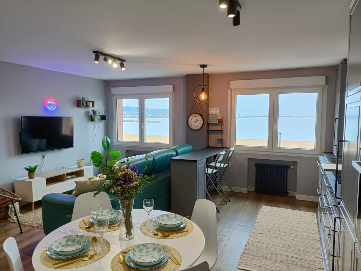 Апартаменты Sunset Playa Poniente - Vistas Al Mar Y Centrico Хихон Экстерьер фото